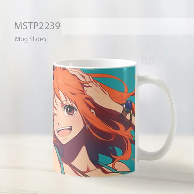 One Piece Luffy And Nami Persahabatan Mug MSTP2239 - All-side / Desain