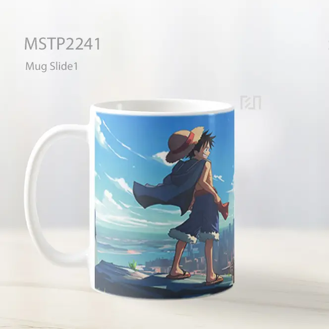 One Piece Luffy Di Kota New York Mug MSTP2241 - All-side / Desain