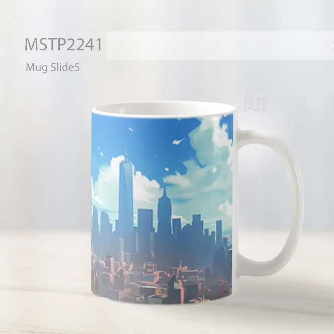 One Piece Luffy Di Kota New York Mug MSTP2241 - All-side / Desain