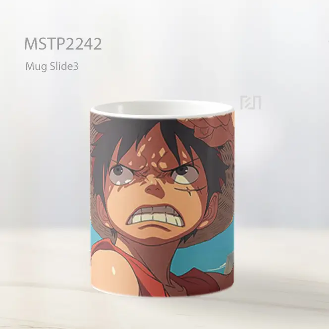 One Piece Luffy Ekspresi Determinasi Mug MSTP2242 - All-side / Desain