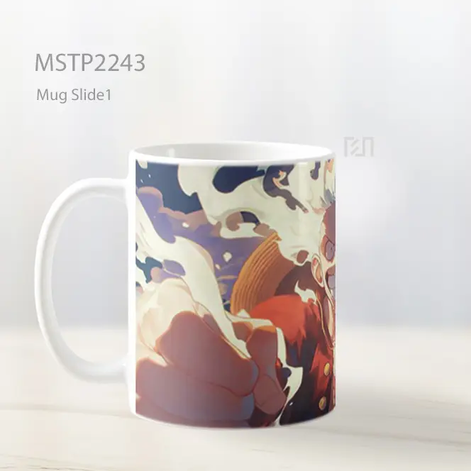 One Piece Luffy Gear 5 Anime Mug MSTP2243 - All-side / Desain