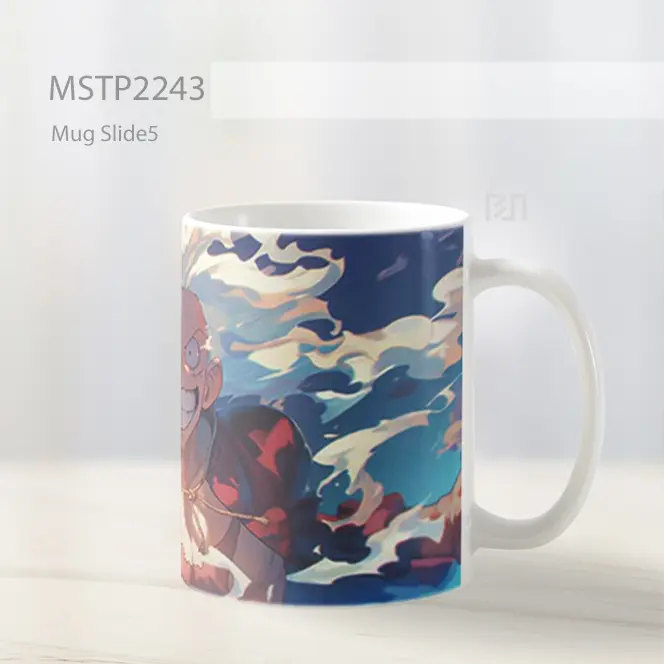 One Piece Luffy Gear 5 Anime Mug MSTP2243 - All-side / Desain