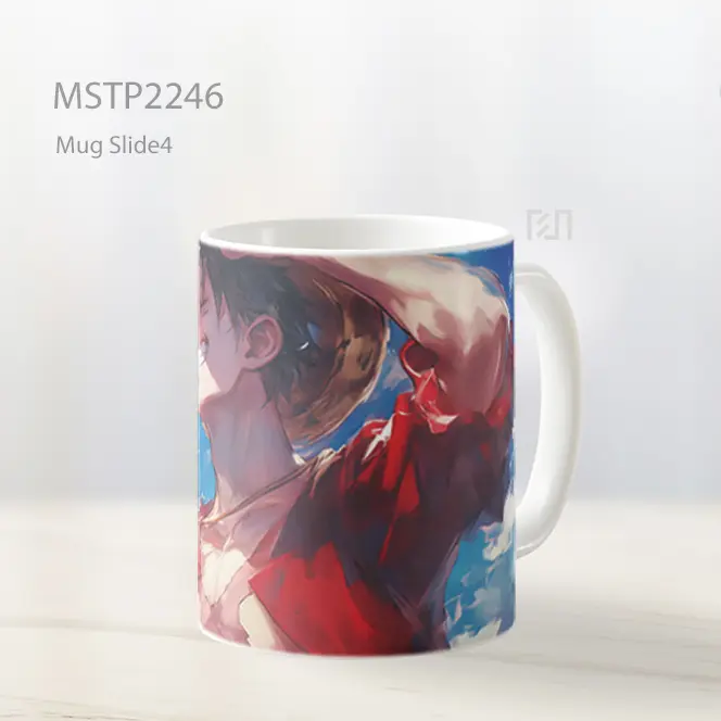 One Piece Luffy Lucu Lukisan Mug MSTP2246