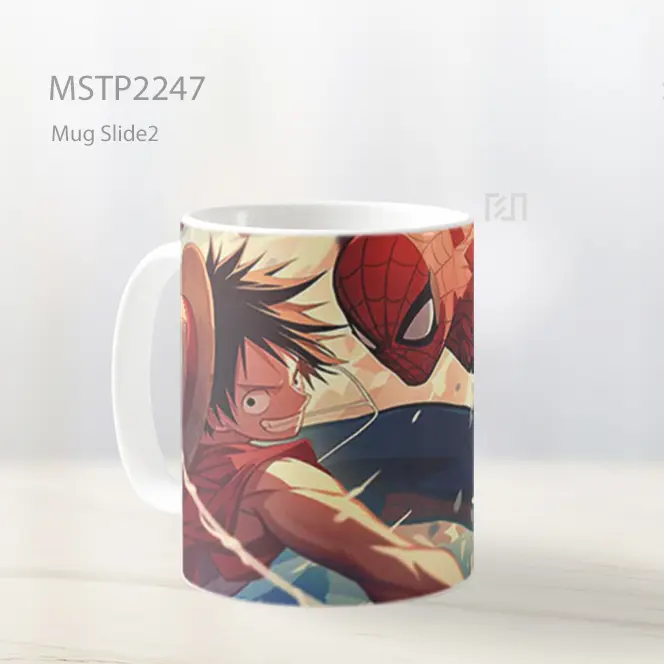 One Piece Luffy Spider Man Epic Crossover Mug MSTP2247 - All-side / Desain