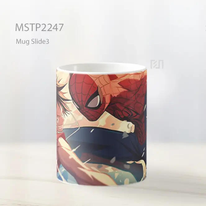 One Piece Luffy Spider Man Epic Crossover Mug MSTP2247 - All-side / Desain