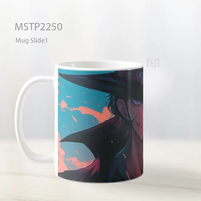 One Piece Mihawk Tatapan Ganas Mug MSTP2250 - All-side / Desain