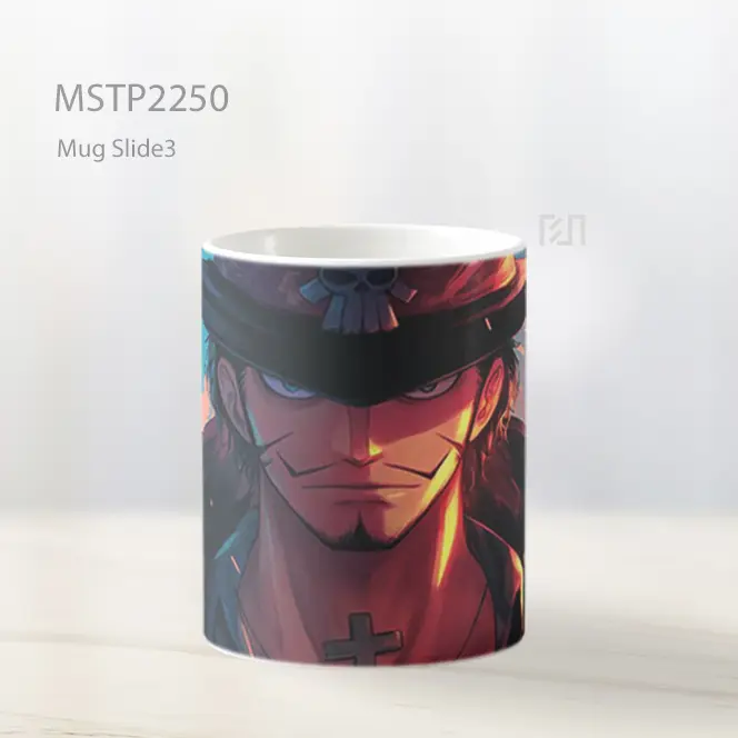 One Piece Mihawk Tatapan Ganas Mug MSTP2250 - All-side / Desain