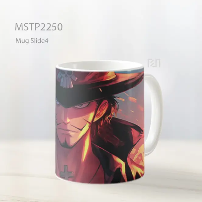 One Piece Mihawk Tatapan Ganas Mug MSTP2250