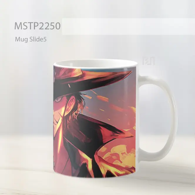 One Piece Mihawk Tatapan Ganas Mug MSTP2250 - All-side / Desain