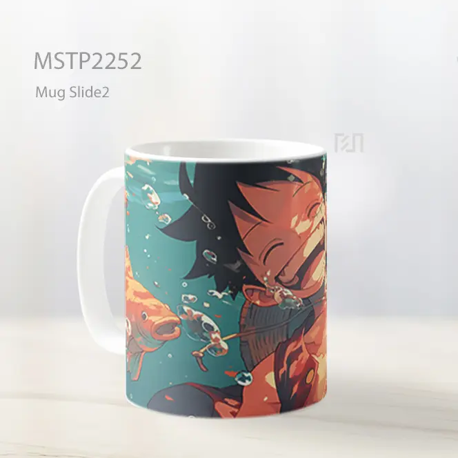 One Piece Monkey D Luffy Bawah Air Mug MSTP2252 - All-side / Desain