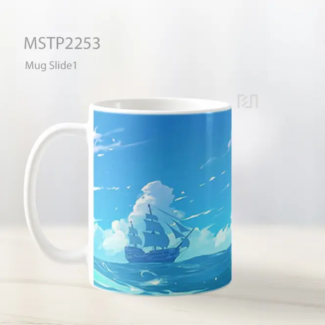 One Piece Monkey D Luffy Damai Di Laut Mug MSTP2253 - All-side / Desain