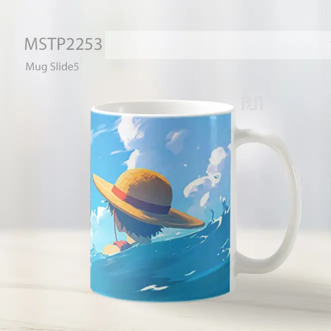 One Piece Monkey D Luffy Damai Di Laut Mug MSTP2253 - All-side / Desain