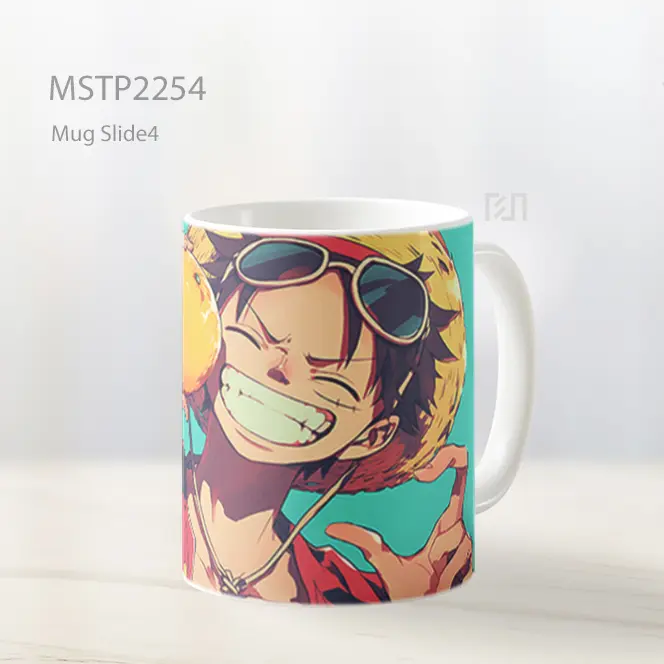 One Piece Monkey D Luffy Dengan Oranye Mug MSTP2254