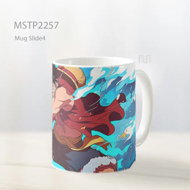 One Piece Monkey D Luffy Rubber Powers Mug MSTP2257