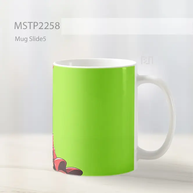 One Piece Monkey D Luffy Serius Hijau Mug MSTP2258 - All-side / Desain