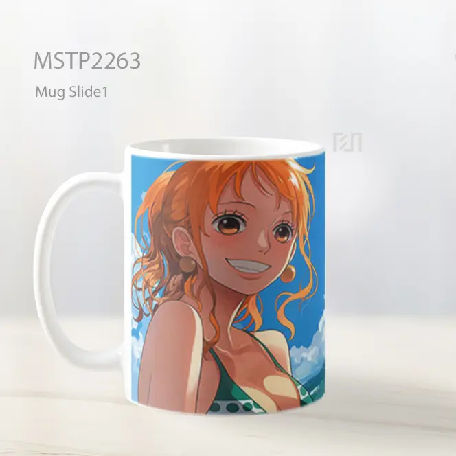 One Piece Nami Lucu Musim Panas Mug MSTP2263 - All-side / Desain