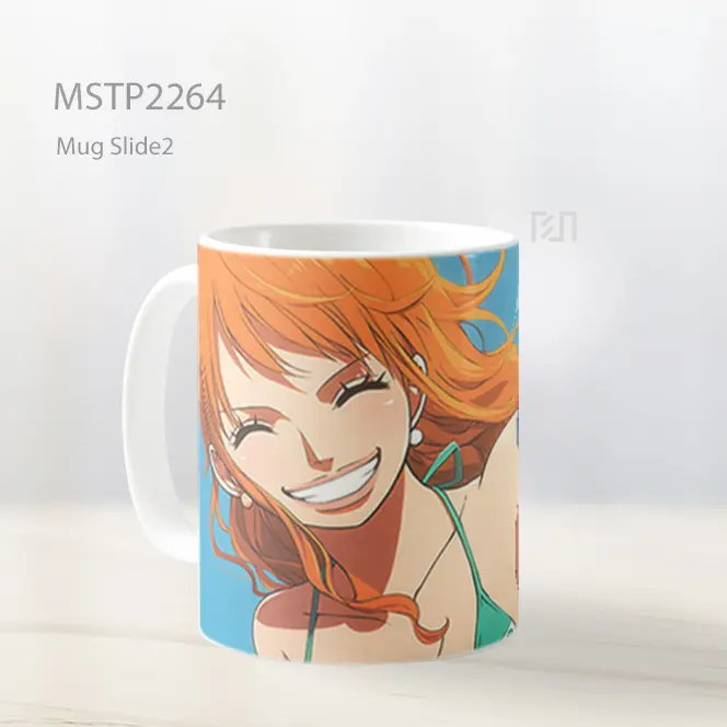 One Piece Nami Senyum Mug MSTP2264 - All-side / Desain