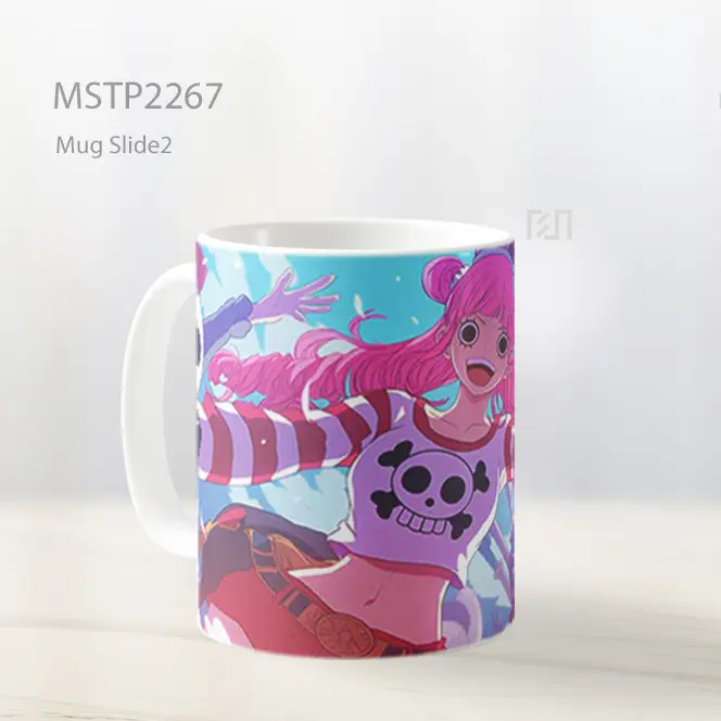 One Piece Perona Dengan Hantu Mug MSTP2267 - All-side / Desain
