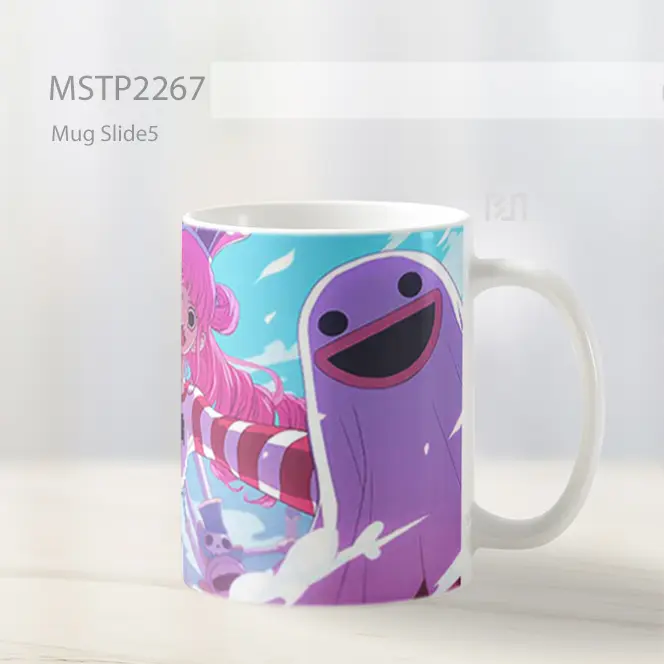 One Piece Perona Dengan Hantu Mug MSTP2267 - All-side / Desain