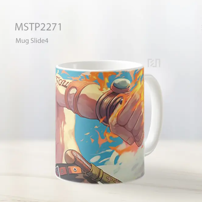 One Piece Portgas D Ace Semangat Bertarung Mug MSTP2271