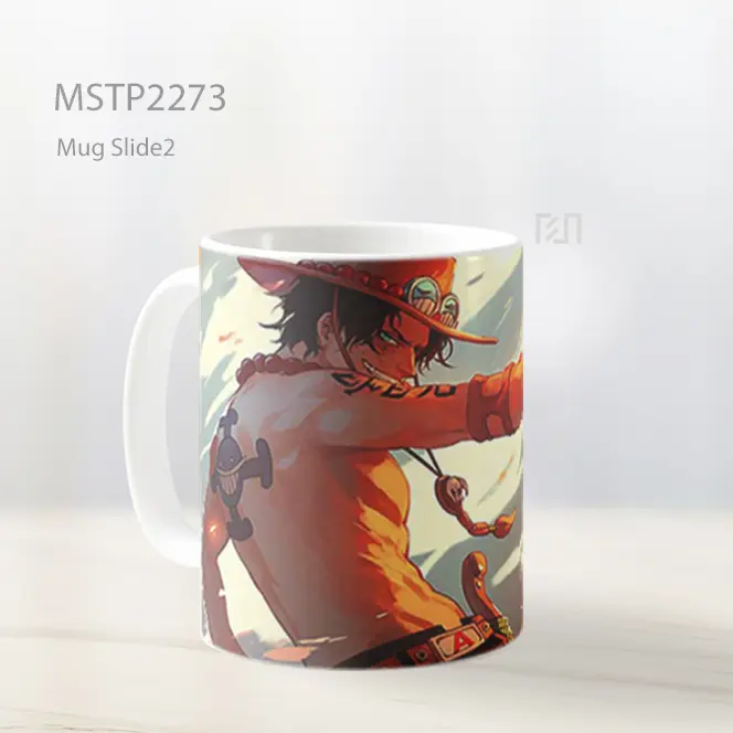 One Piece Portgas D Ace Tinju Api Mug MSTP2273 - All-side / Desain