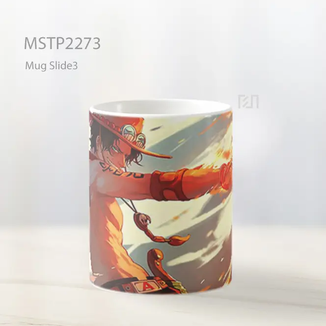 One Piece Portgas D Ace Tinju Api Mug MSTP2273 - All-side / Desain