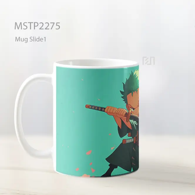 One Piece Roronoa Senjata Tak Terduga Pose Mug MSTP2275 - All-side / Desain