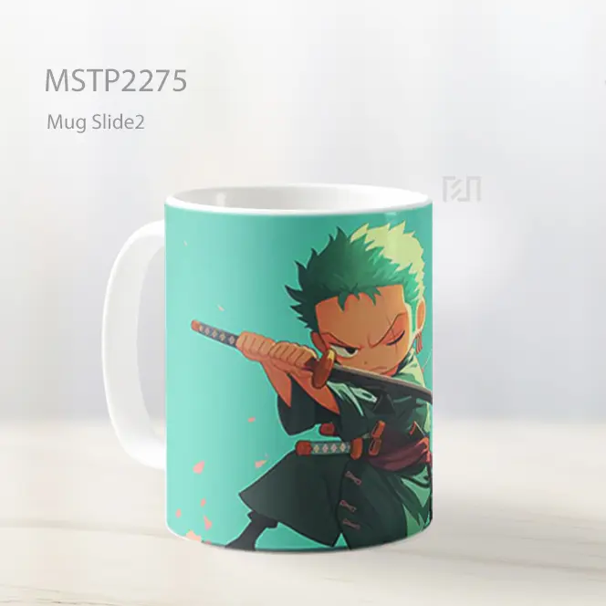 One Piece Roronoa Senjata Tak Terduga Pose Mug MSTP2275 - All-side / Desain