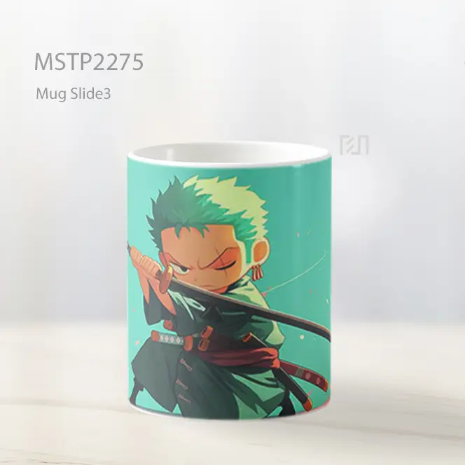 One Piece Roronoa Senjata Tak Terduga Pose Mug MSTP2275 - All-side / Desain