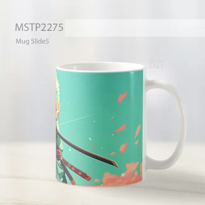 One Piece Roronoa Senjata Tak Terduga Pose Mug MSTP2275 - All-side / Desain