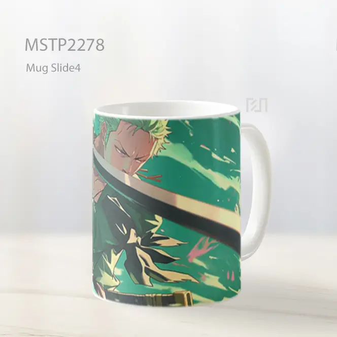 One Piece Roronoa Zoro Kuat Mug MSTP2278