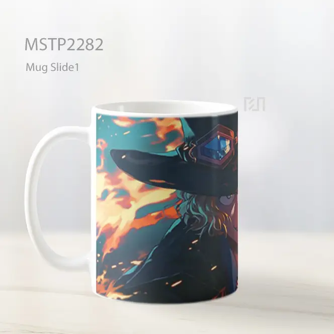 One Piece Sabo Dengan Api Mug MSTP2282 - All-side / Desain