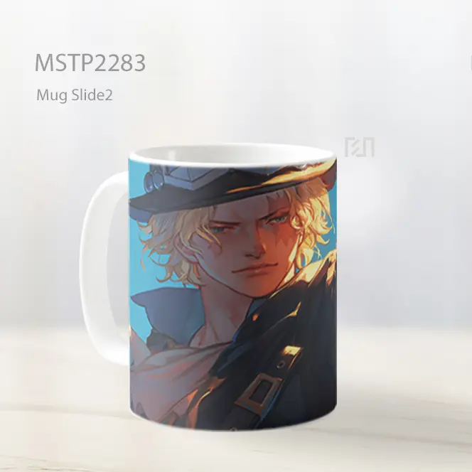 One Piece Sabo Dengan Senjata Mug MSTP2283 - All-side / Desain