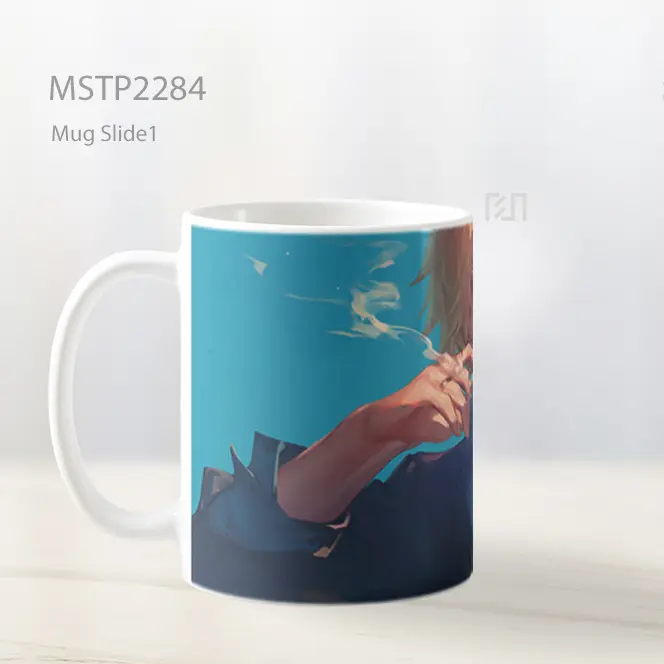 One Piece Sanji Dengan Rokok Biru Mug MSTP2284 - All-side / Desain