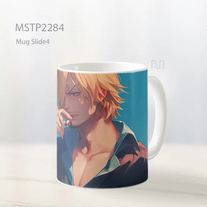 One Piece Sanji Dengan Rokok Biru Mug MSTP2284