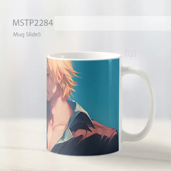 One Piece Sanji Dengan Rokok Biru Mug MSTP2284 - All-side / Desain