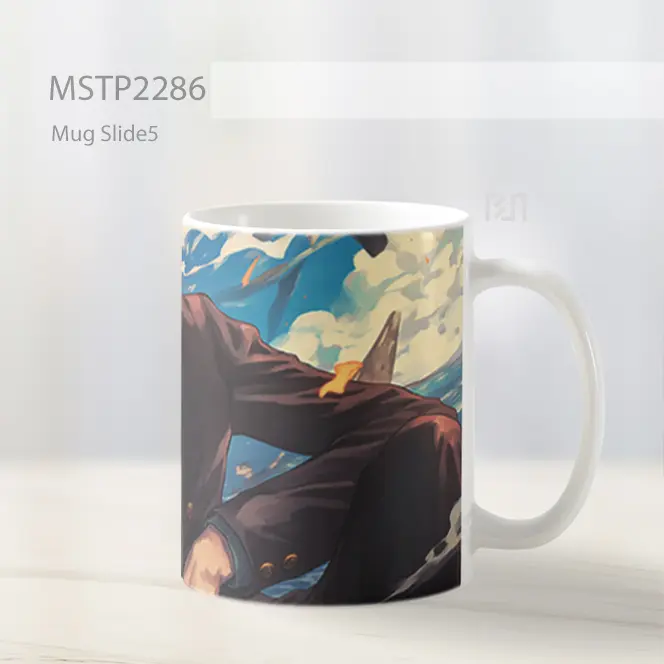 One Piece Sanji Merokok Mug MSTP2286 - All-side / Desain