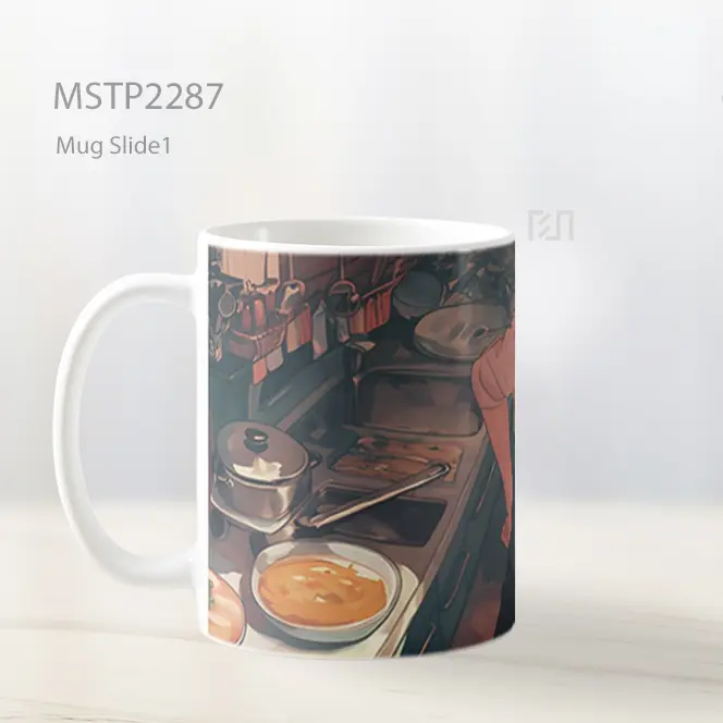 One Piece Sanji Pose Memasak Mug MSTP2287 - All-side / Desain