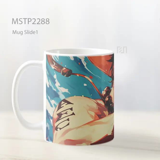 One Piece Senyum Portgas D Ace Mug MSTP2288 - All-side / Desain