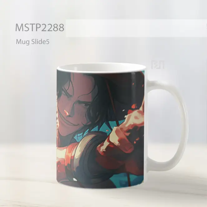 One Piece Senyum Portgas D Ace Mug MSTP2288 - All-side / Desain