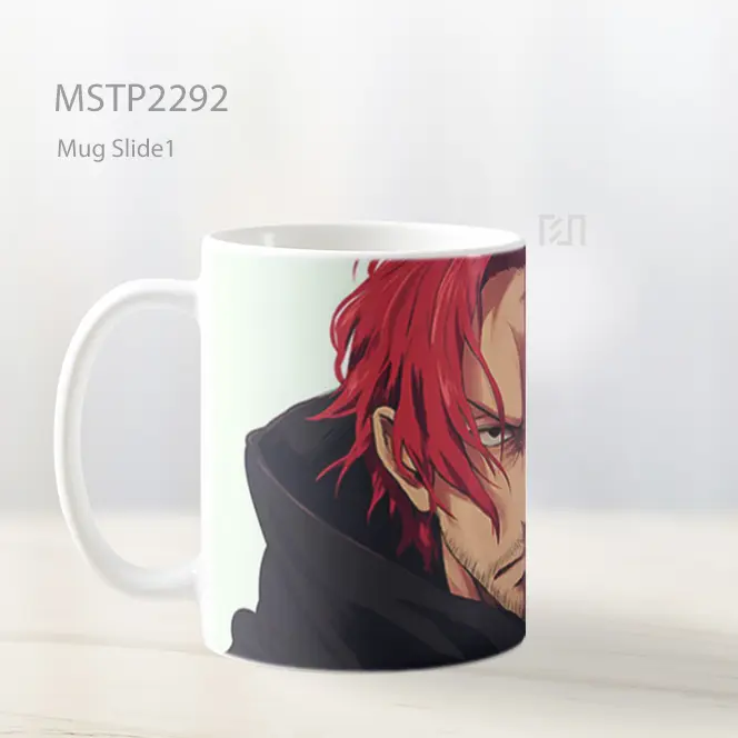 One Piece Shanks Ekspresi Serius Mug MSTP2292 - All-side / Desain