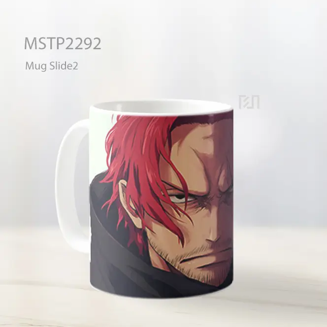 One Piece Shanks Ekspresi Serius Mug MSTP2292 - All-side / Desain