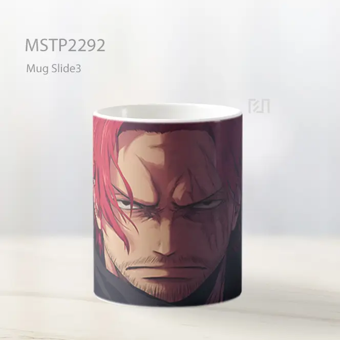 One Piece Shanks Ekspresi Serius Mug MSTP2292 - All-side / Desain