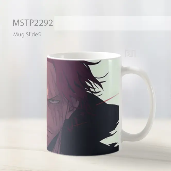One Piece Shanks Ekspresi Serius Mug MSTP2292 - All-side / Desain