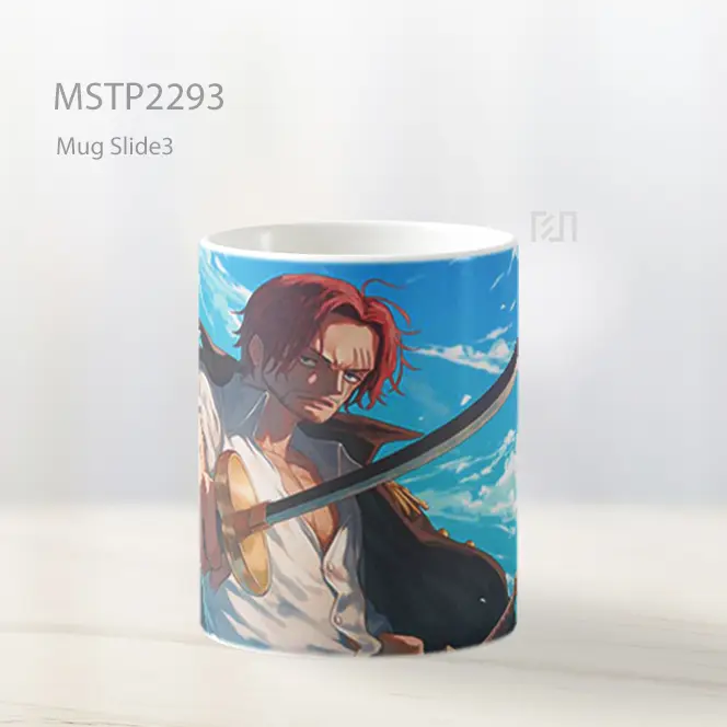 One Piece Shanks Mengayunkan Pedang Mug MSTP2293 - All-side / Desain