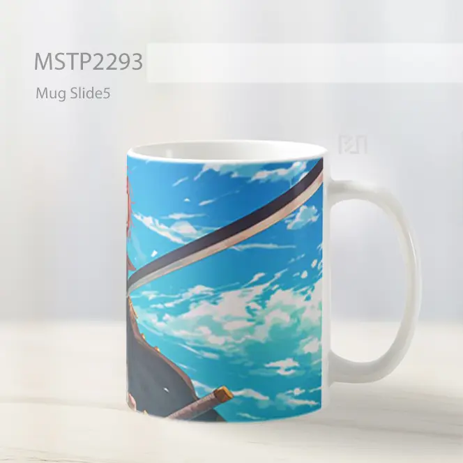 One Piece Shanks Mengayunkan Pedang Mug MSTP2293 - All-side / Desain