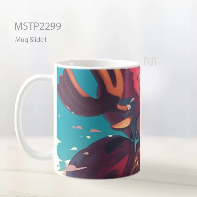 One Piece Tony Tony Chopper Poin Kung Fu Mug MSTP2299 - All-side / Desain