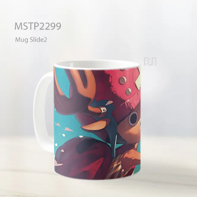 One Piece Tony Tony Chopper Poin Kung Fu Mug MSTP2299 - All-side / Desain