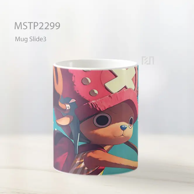 One Piece Tony Tony Chopper Poin Kung Fu Mug MSTP2299 - All-side / Desain
