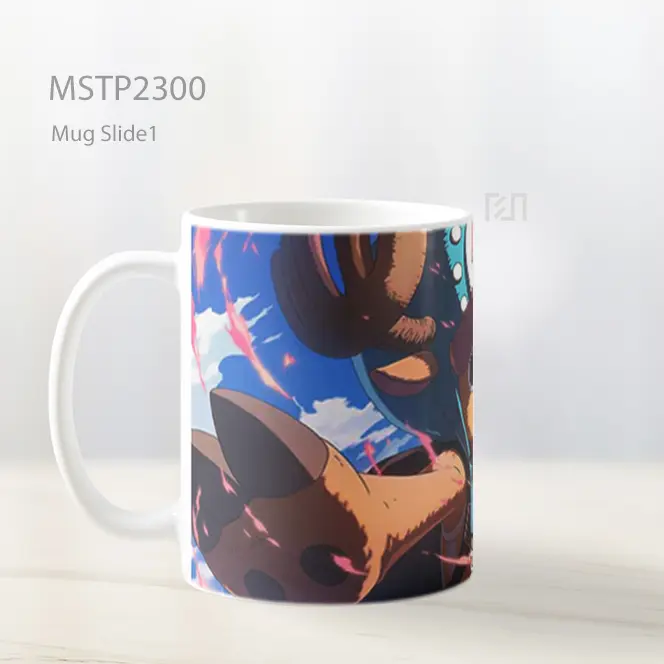One Piece Tony Tony Chopper Poin Kung Fu Mug MSTP2300 - All-side / Desain